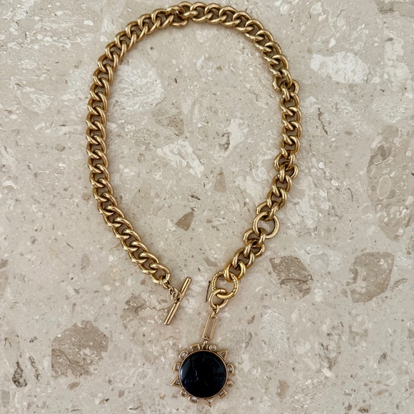 ODYSSEY NECKLACE BLACK GOLD - Picture 1 of 9